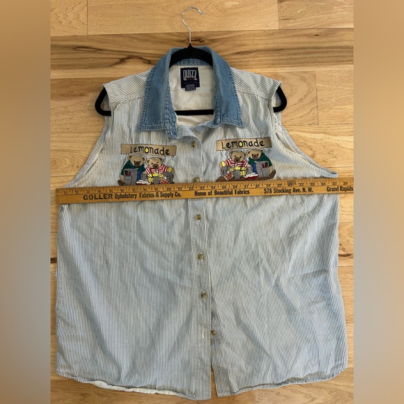 Adorable vintage button up tank size 22 women’s - Picture 6 of 7